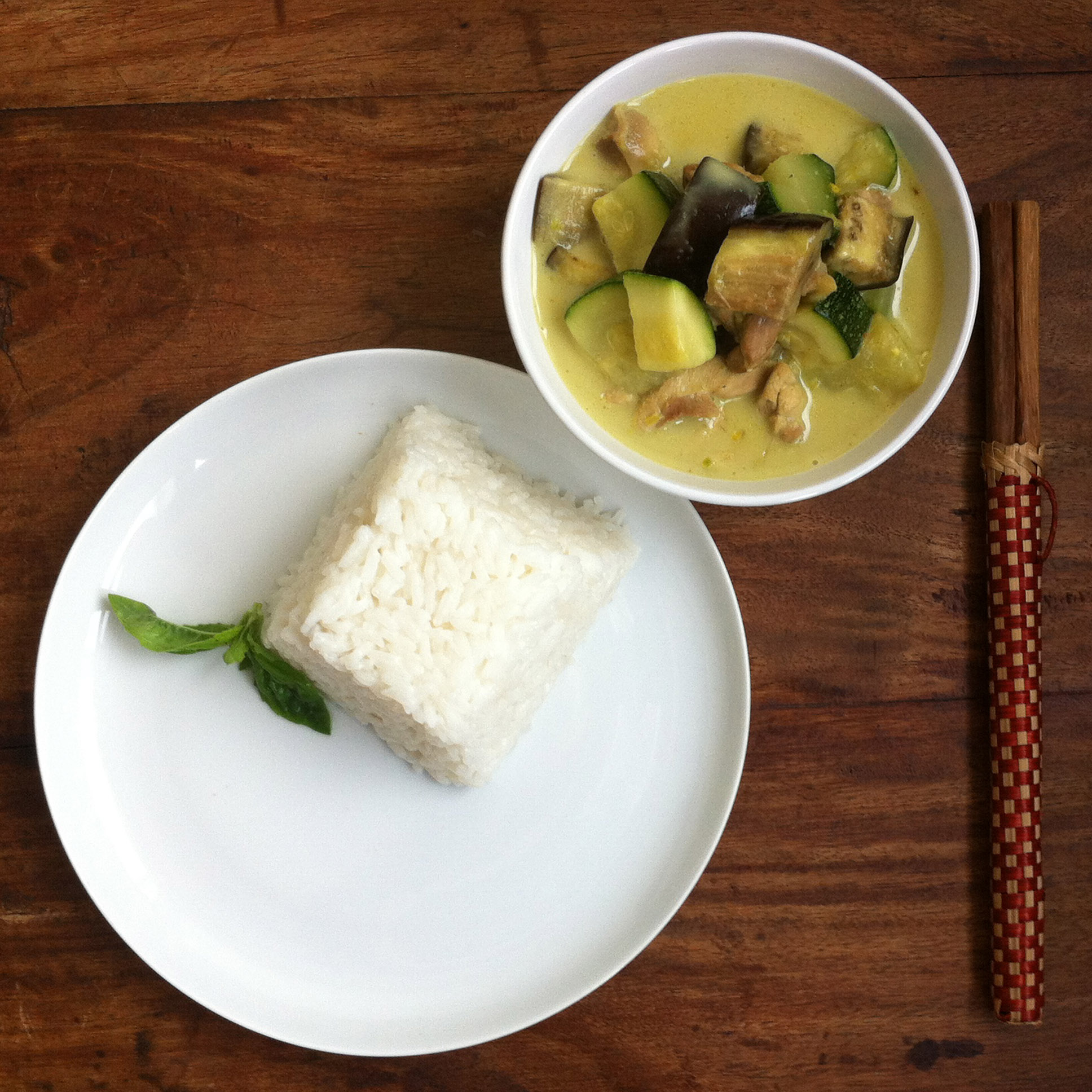 Thaise Groene Curry met Kip